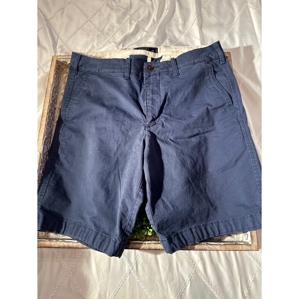 Abercrombie and Fitch Navy Blue cotton Shorts Size 32